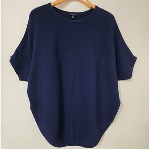 Talbots Oversized Dolman Sleeve Sweater Tunic Sz S Minimalist Lagenlook Cashmere